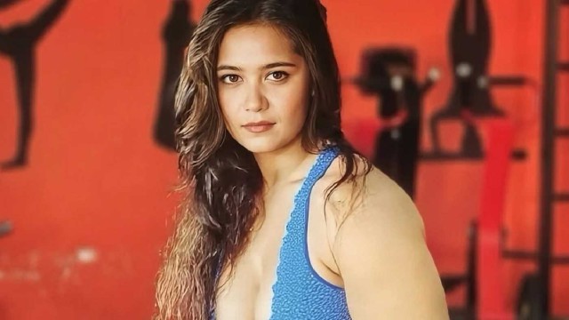 Archita Phukan Latest Black Dress Nude Boobs Show App Video